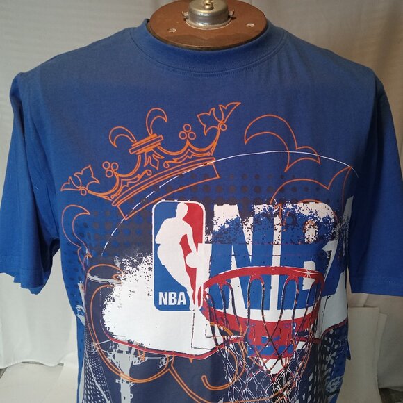 NBA Elevation Men's XL T-Shirt Size XL New w/ Tags Blue Vintage Basketball - Picture 7 of 12